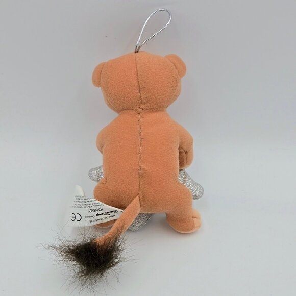 Simba Disney Christmas Ornament Holiday Plush Toy Star Silver 2002 The Lion King - Picture 5 of 8